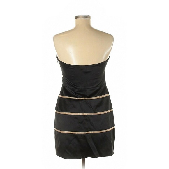BCBG Maxazria Black Cocktail Dress Size 6 Mini - Picture 2 of 2